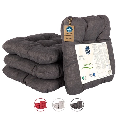 Stuhlkissen sitzkissen 4er set - sitzkissen,