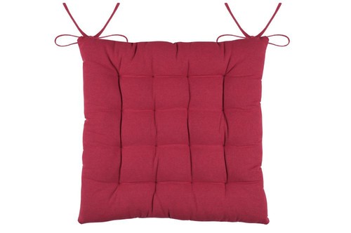 Duo stuhlkissen 38x38 rot - stuhlkissen,